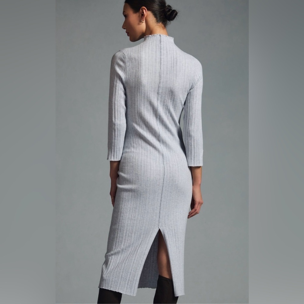 NWT Anthropologie Daily Practice Textured Column Sweater Dress, Size Large - Picture 2 of 9